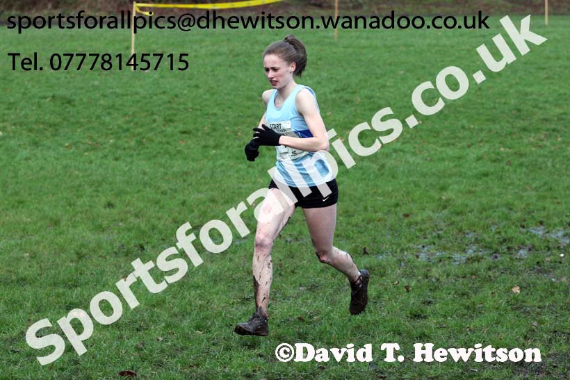 Womens under-20 Northern Cross Country Champs., Witton Park, Blackburn. Photo: David T. Hewitson/Sports for All Pics